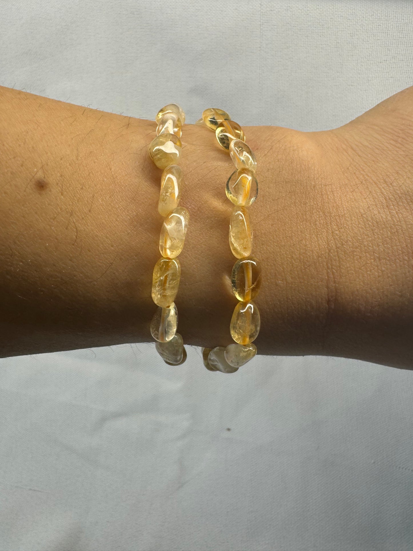 Citrine Pebble Bracelet