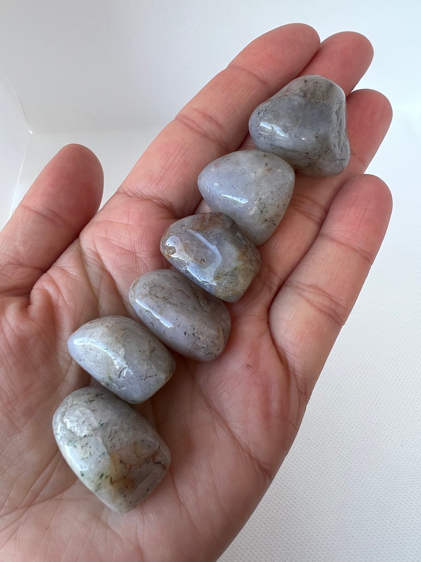 Blue Opal Tumbled Stone