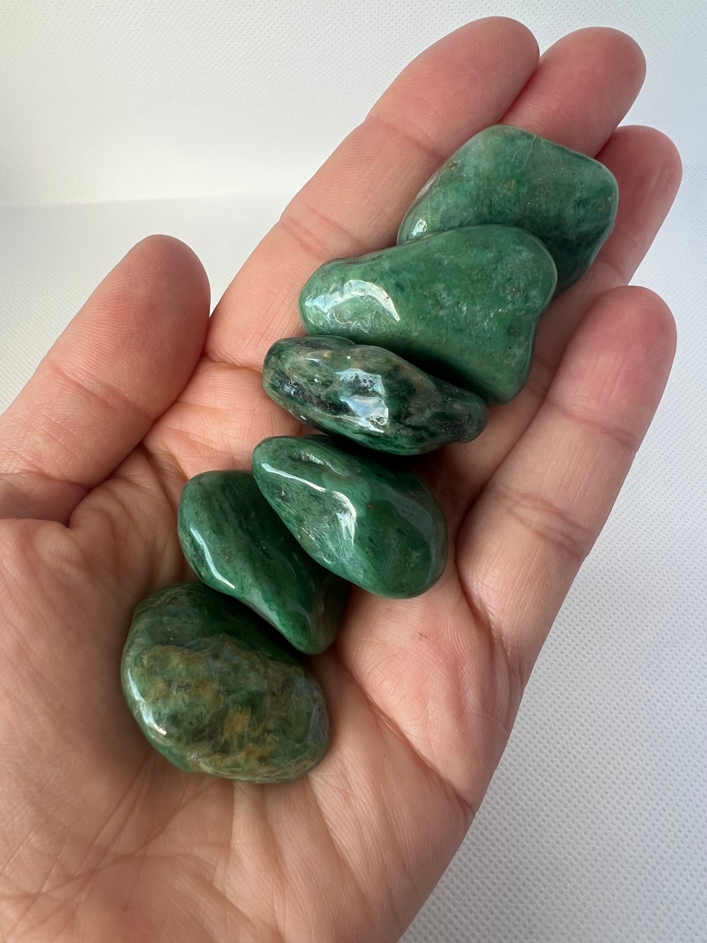 African Jade Tumbled Stone