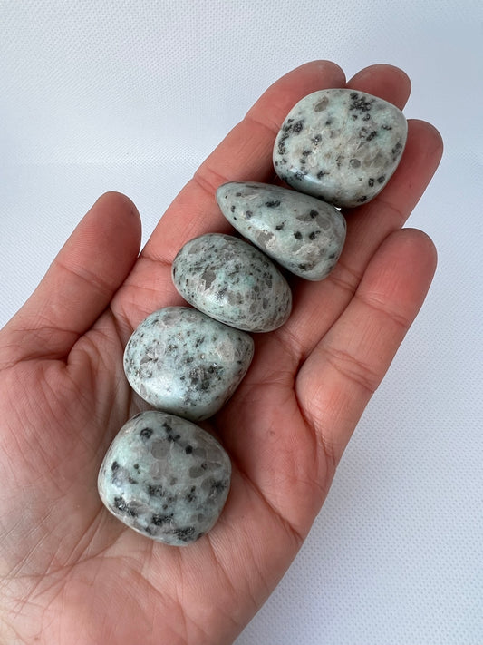 Kiwi Jasper Tumbled Stone