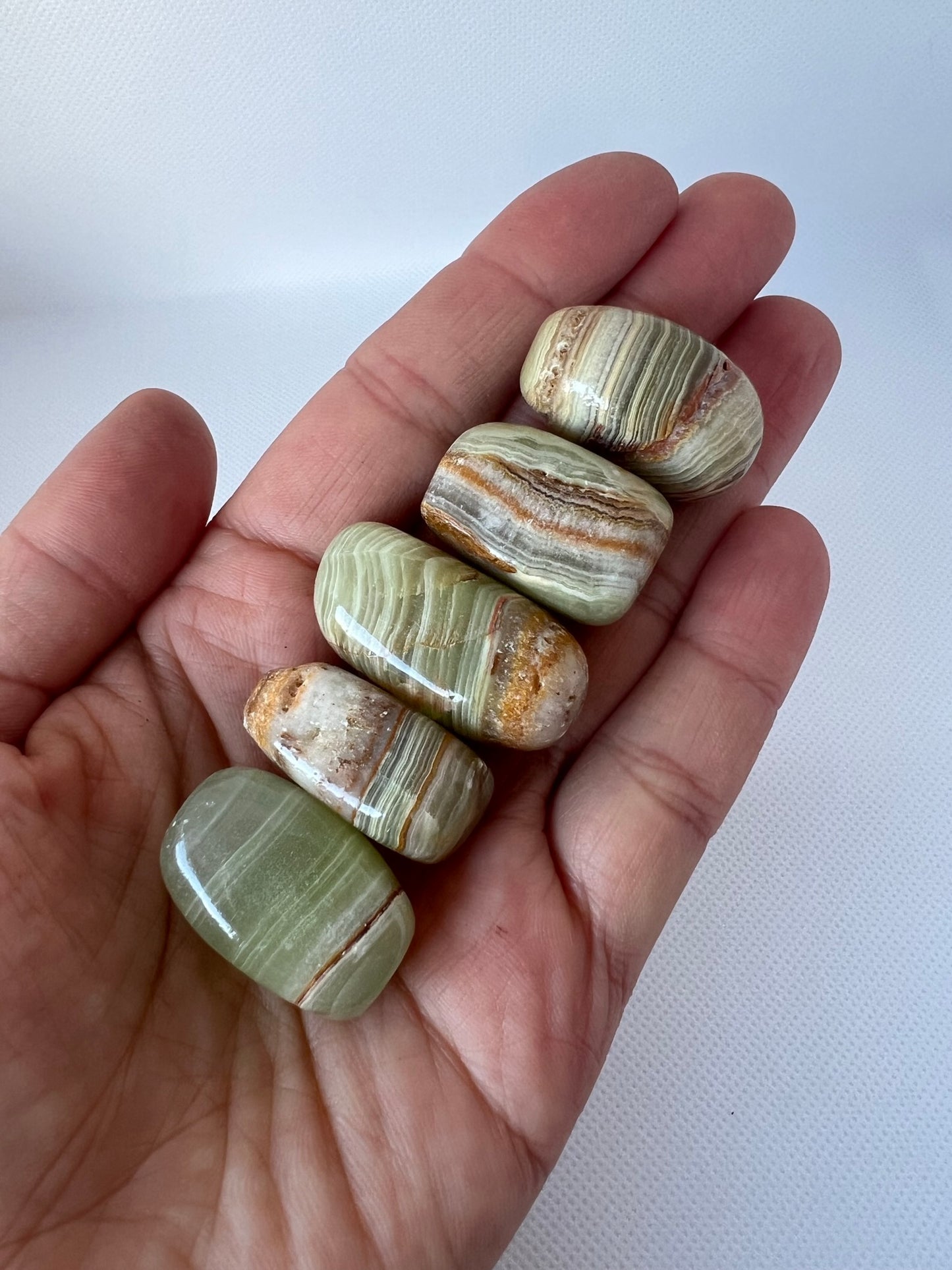 Banded Calcite Tumbled Stone